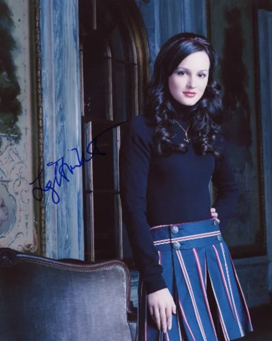 Leighton Meester autograph