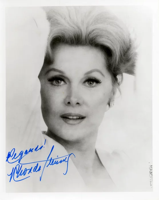 Rhonda Fleming autograph