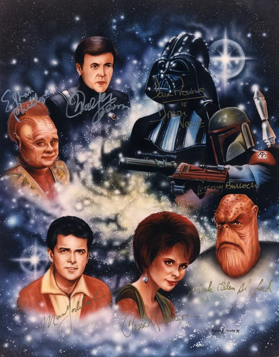 Science Fiction Characters autograph