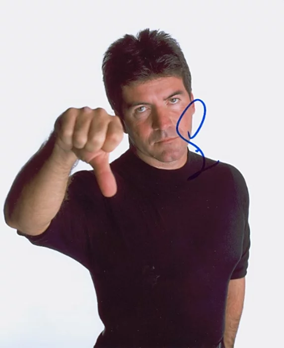Simon Cowell autograph