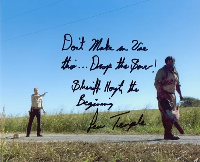 Lew Temple autograph