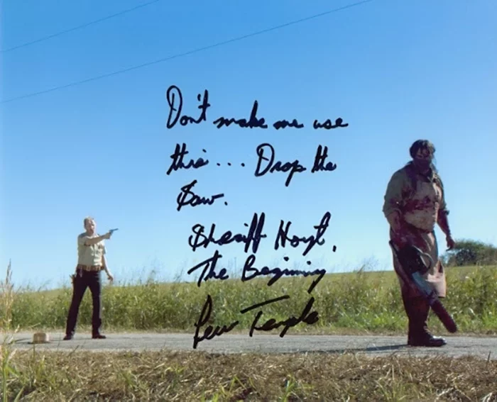 Lew Temple autograph