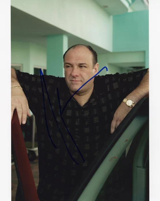 James Gandolfini autograph