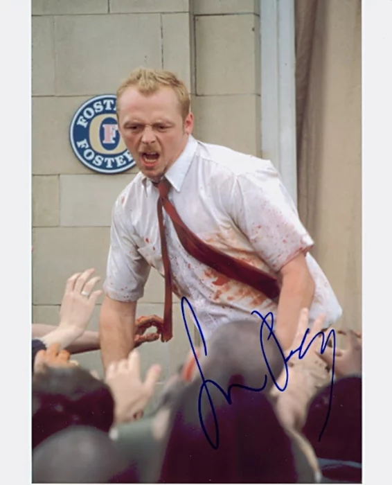 Simon Pegg autograph