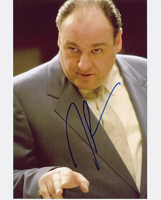 James Gandolfini autograph