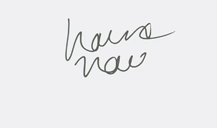 Hanna Hall autograph