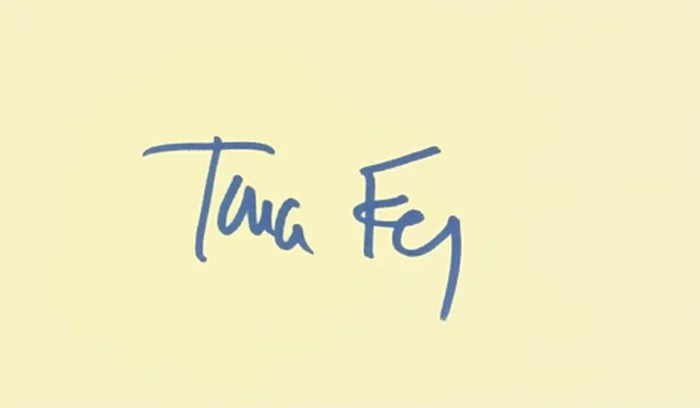 Tina Fey autograph