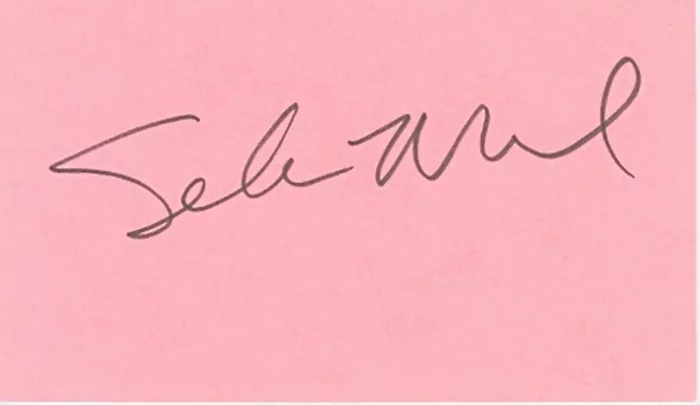 Sela Ward autograph