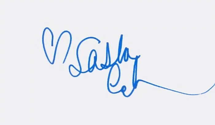 Sasha Cohen autograph