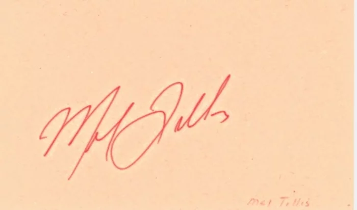Mel Tillis autograph