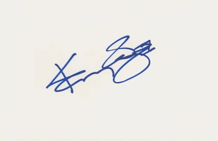 Kenny Rogers autograph