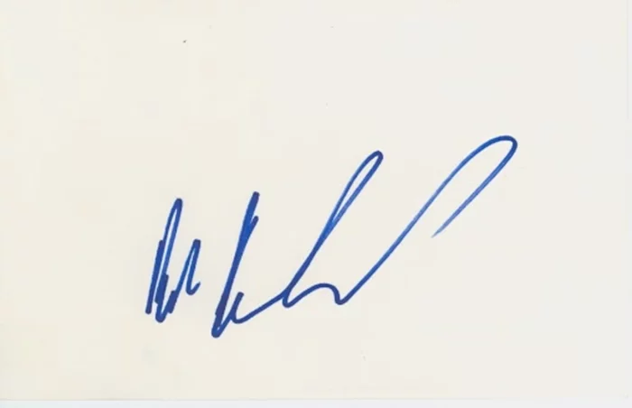Burt Bacharach autograph