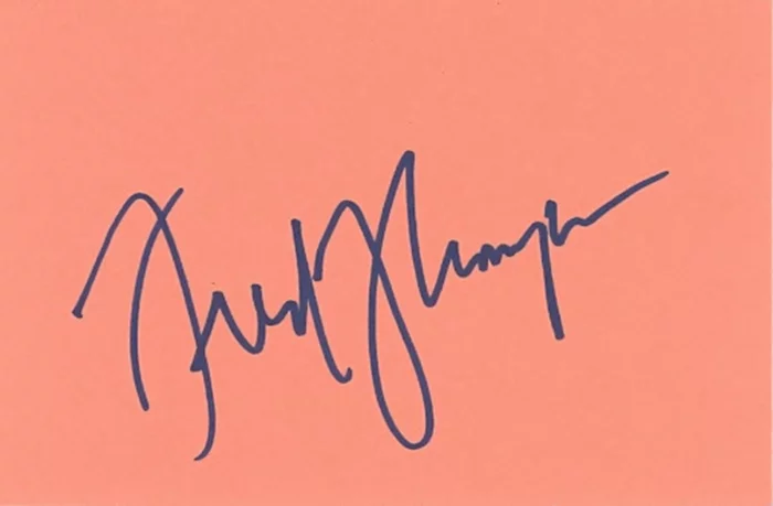 Fred Thompson autograph