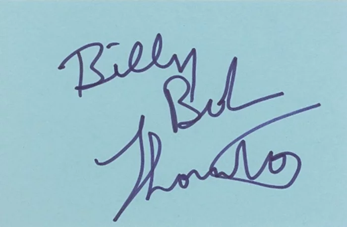 Billy Bob Thornton autograph
