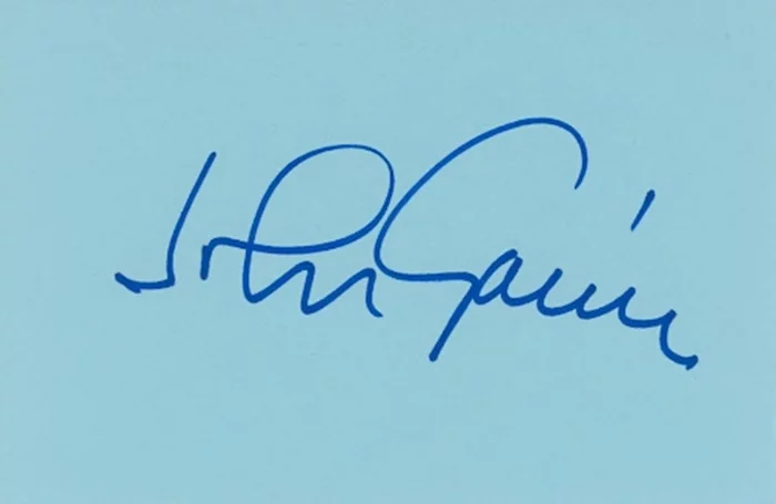 John Gavin autograph