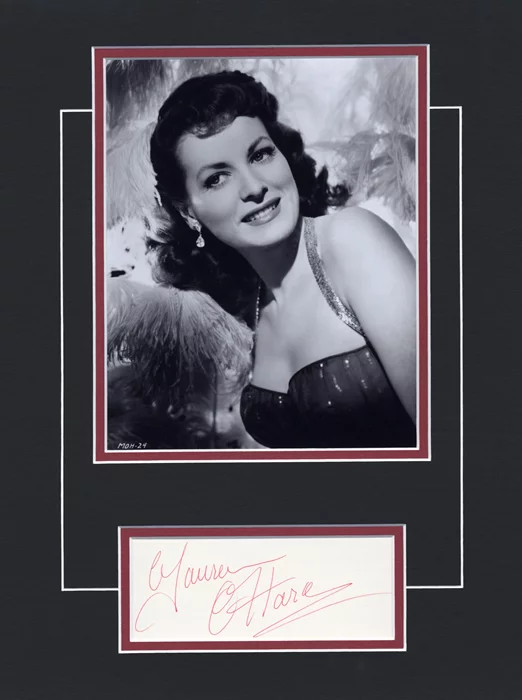 Maureen O'Hara autograph