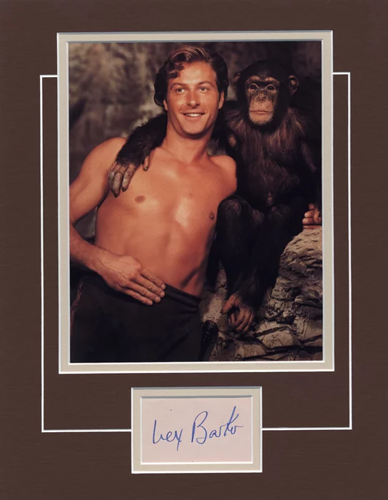 Lex Barker autograph
