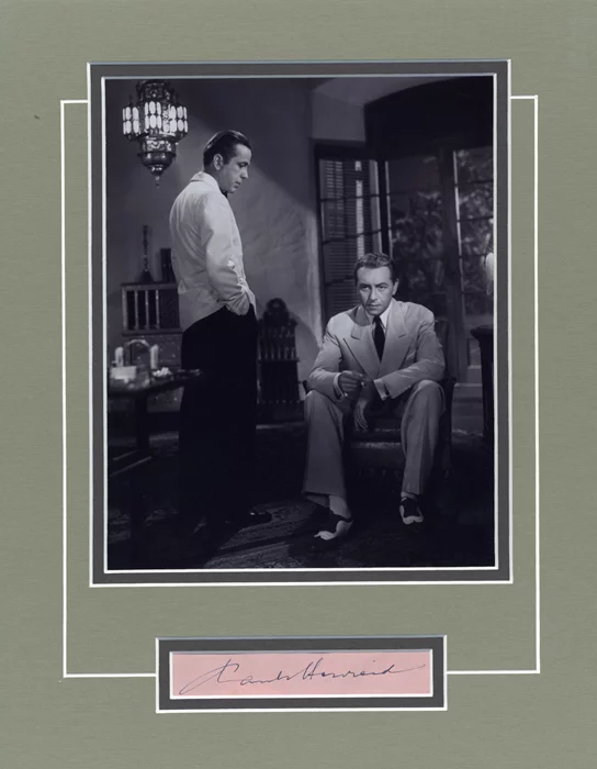 Paul Henreid autograph