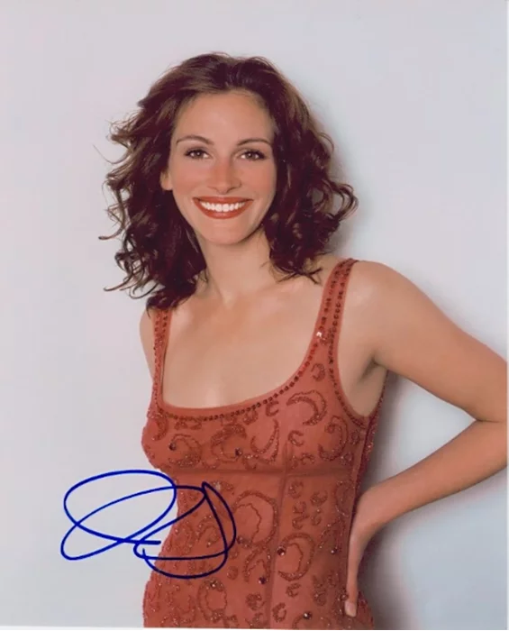 Julia Roberts autograph