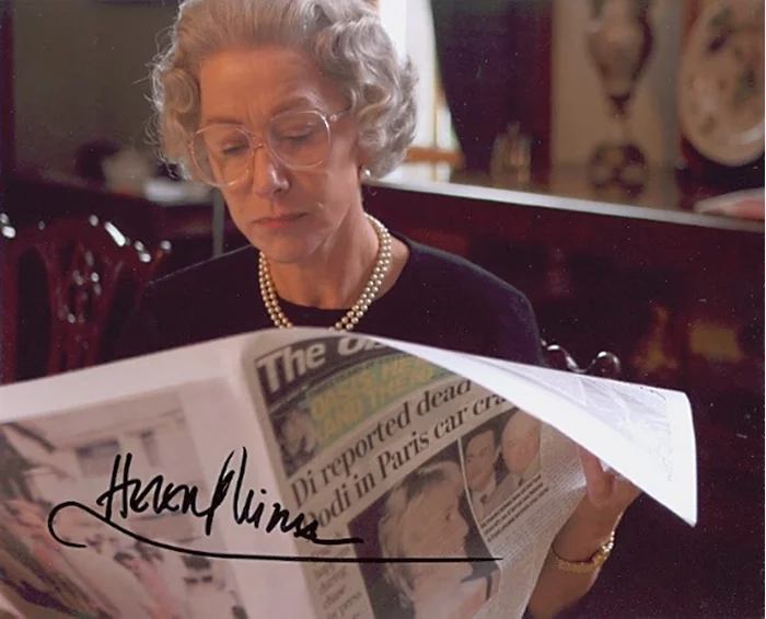 Helen Mirren autograph