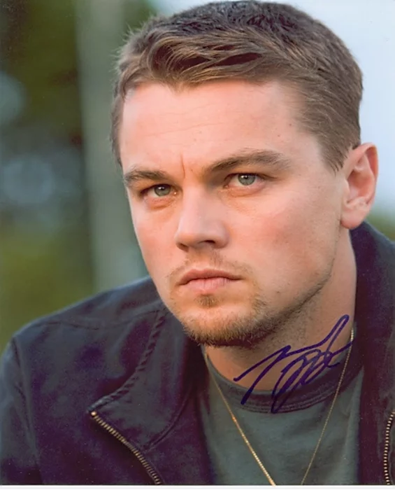 Leonardo DiCaprio autograph