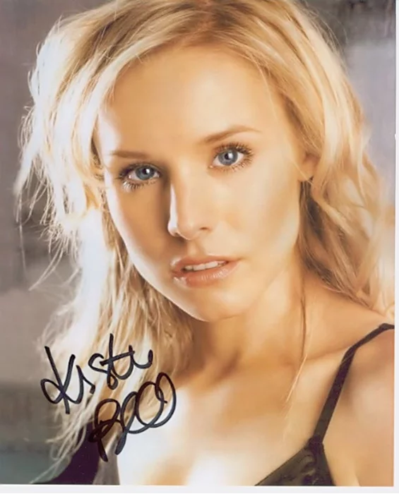 Kristen Bell autograph