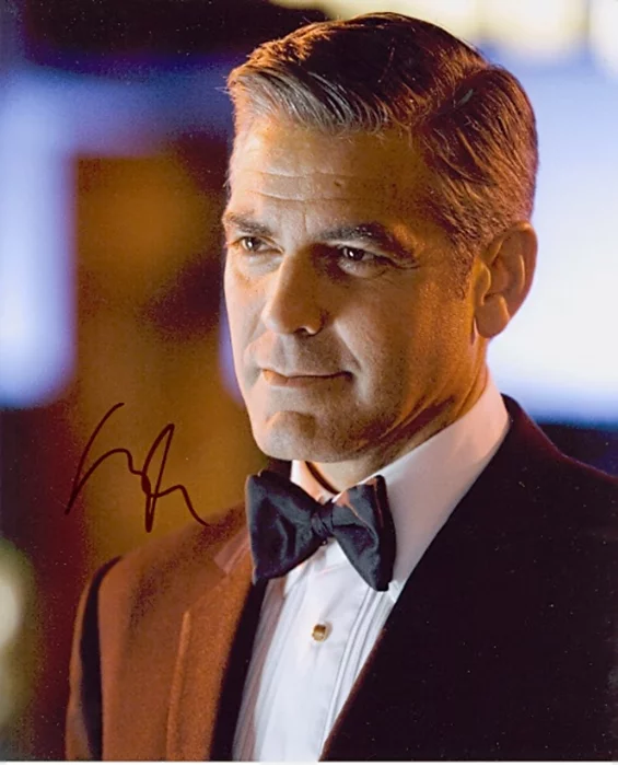 George Clooney autograph