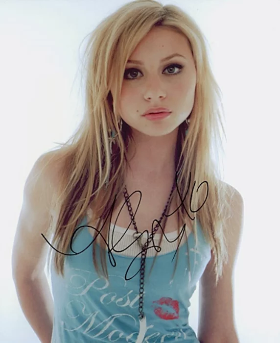 Aly Michalka autograph