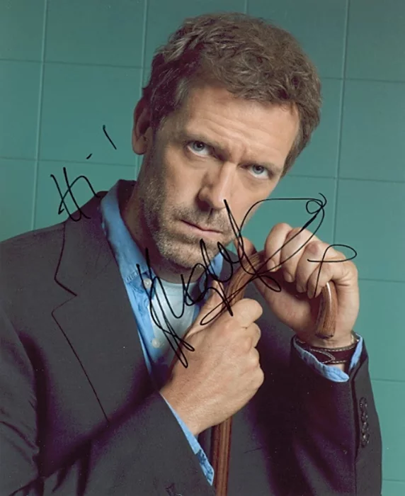 Hugh Laurie autograph