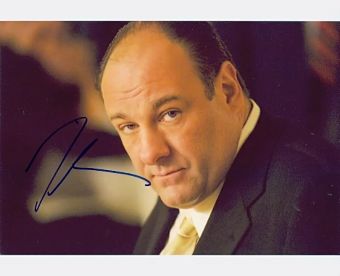 James Gandolfini autograph