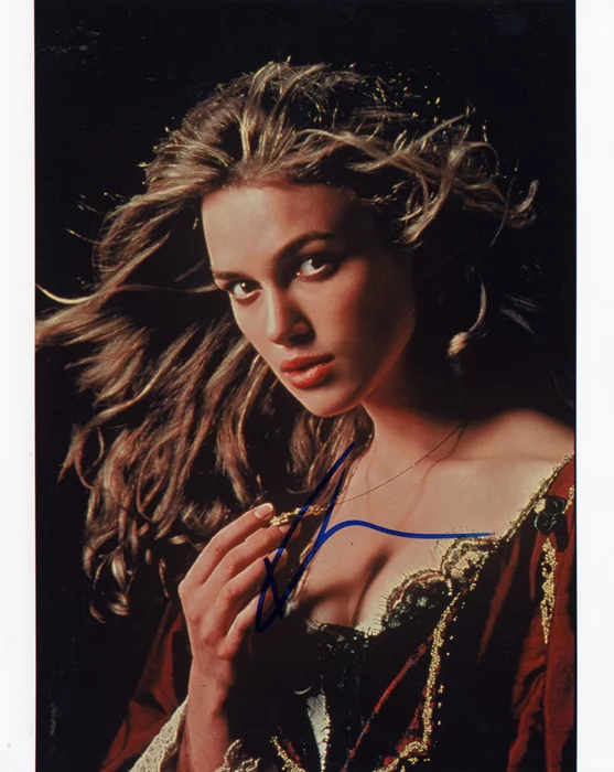 Keira Knightley autograph