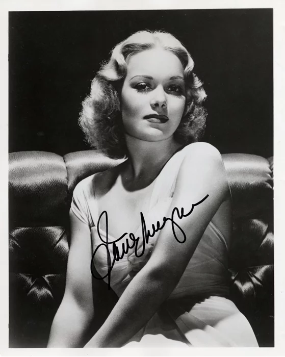 Jane Wyman autograph