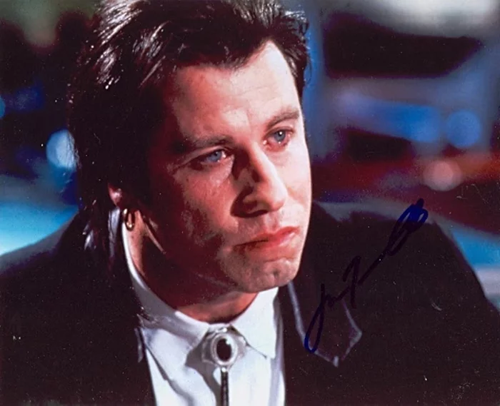 John Travolta autograph