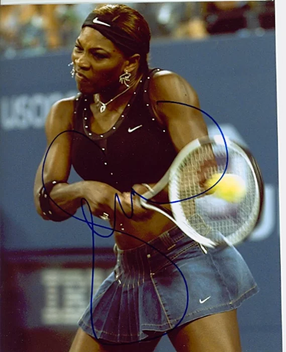 Serena Williams autograph