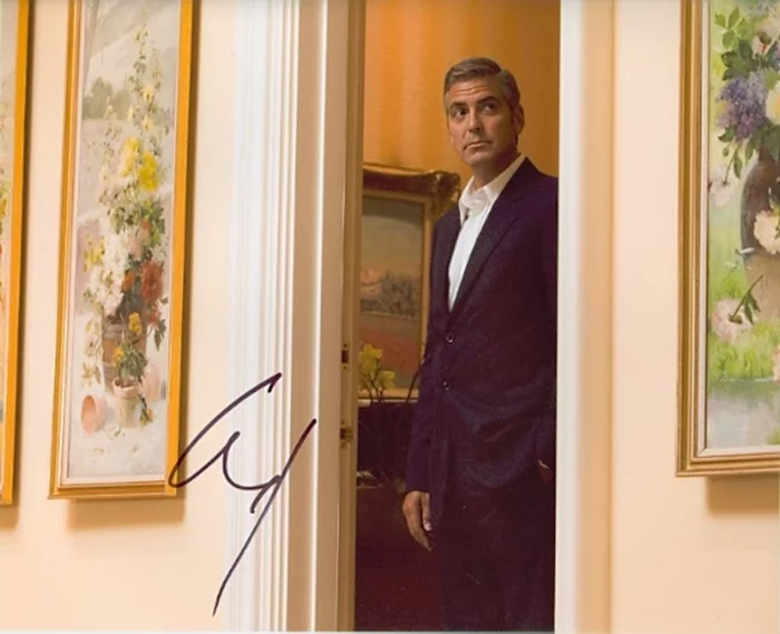 George Clooney autograph