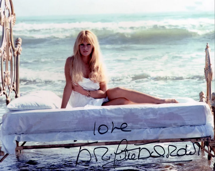 Brigitte Bardot autograph