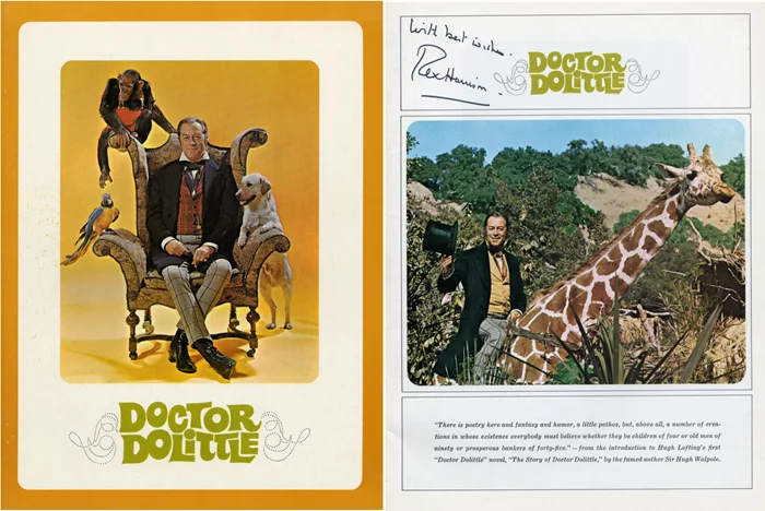 Rex Harrison autograph
