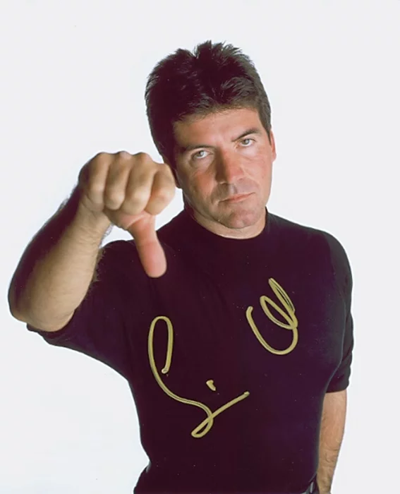 Simon Cowell autograph