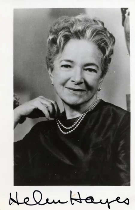 Helen Hayes autograph
