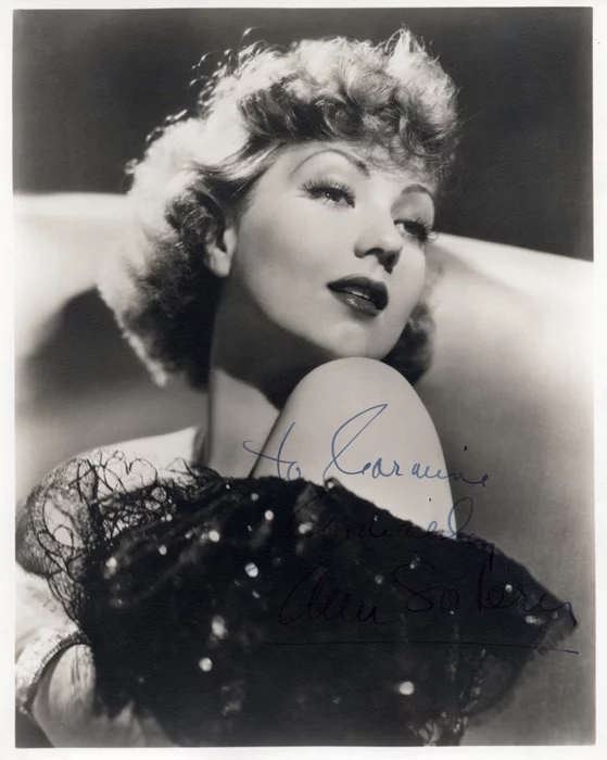 Ann Sothern autograph