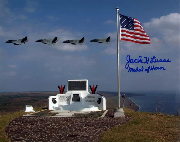 Jack H. Lucas autograph