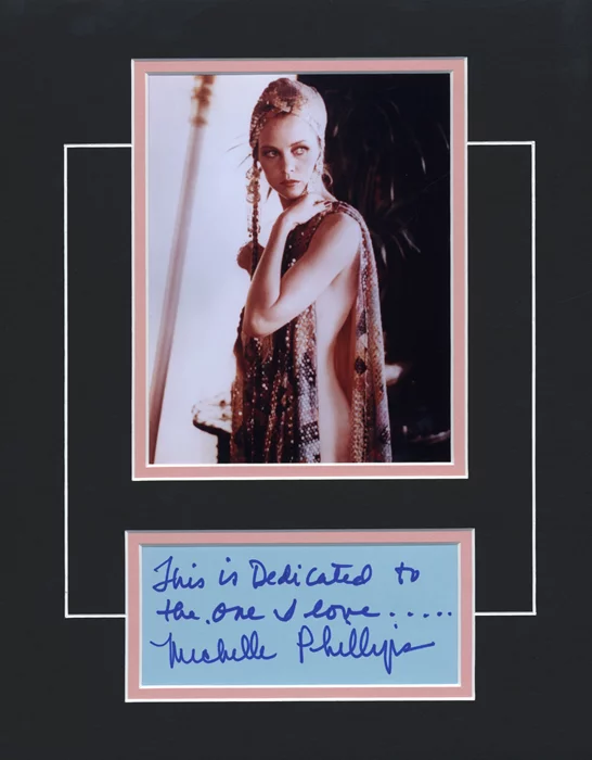Michelle Phillips autograph