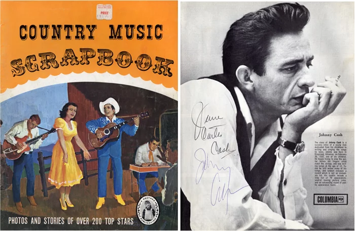 Johnny & June Carter Cash autograph