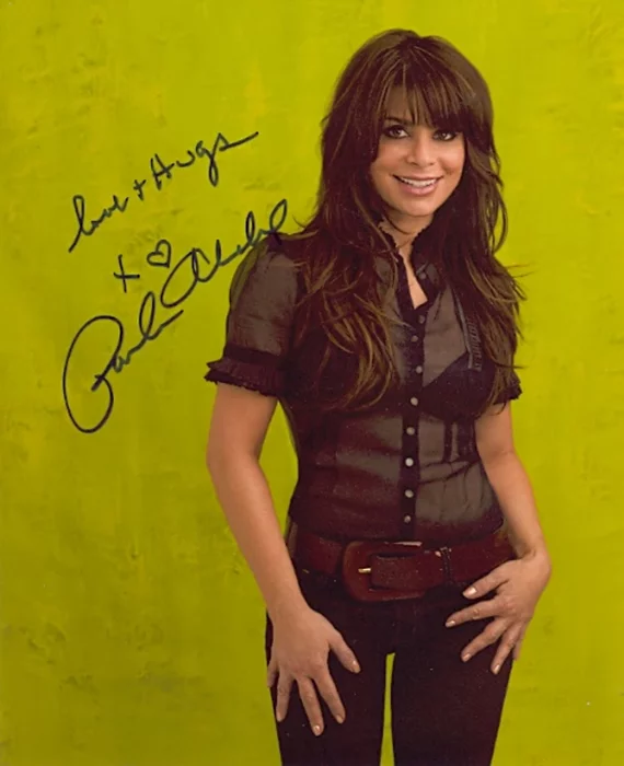 Paula Abdul autograph