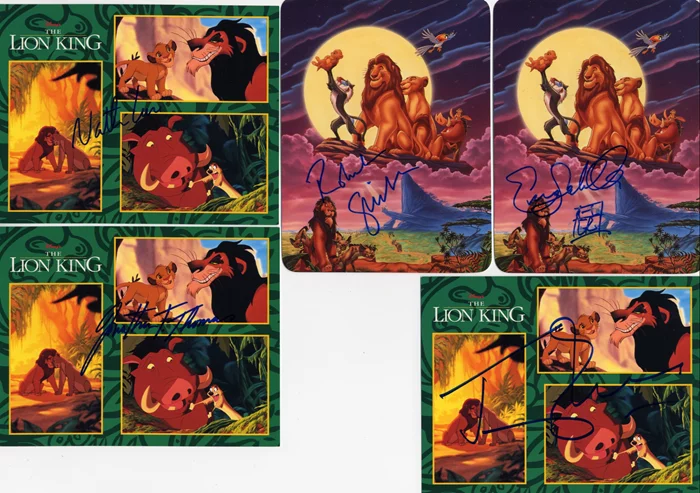 The Lion King autograph
