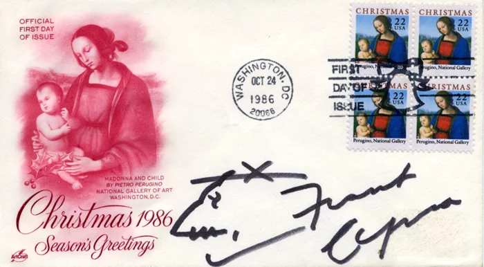 Frank Capra autograph