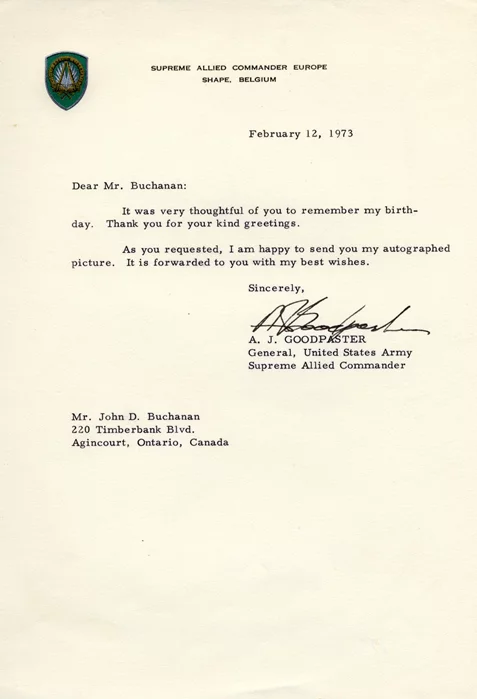 A.J. Goodpaster autograph
