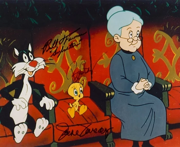 Sylvester & Tweety autograph