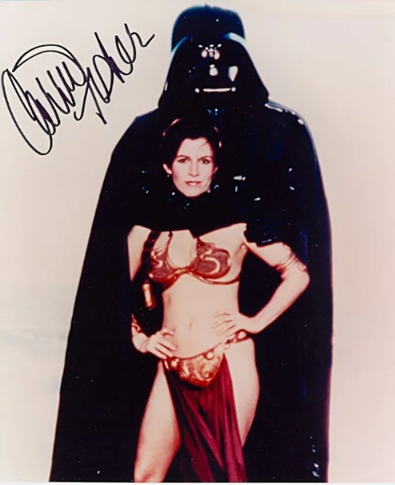 Carrie Fisher autograph