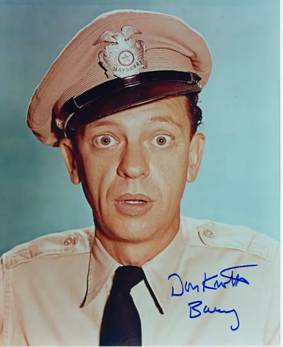 Don Knotts autograph
